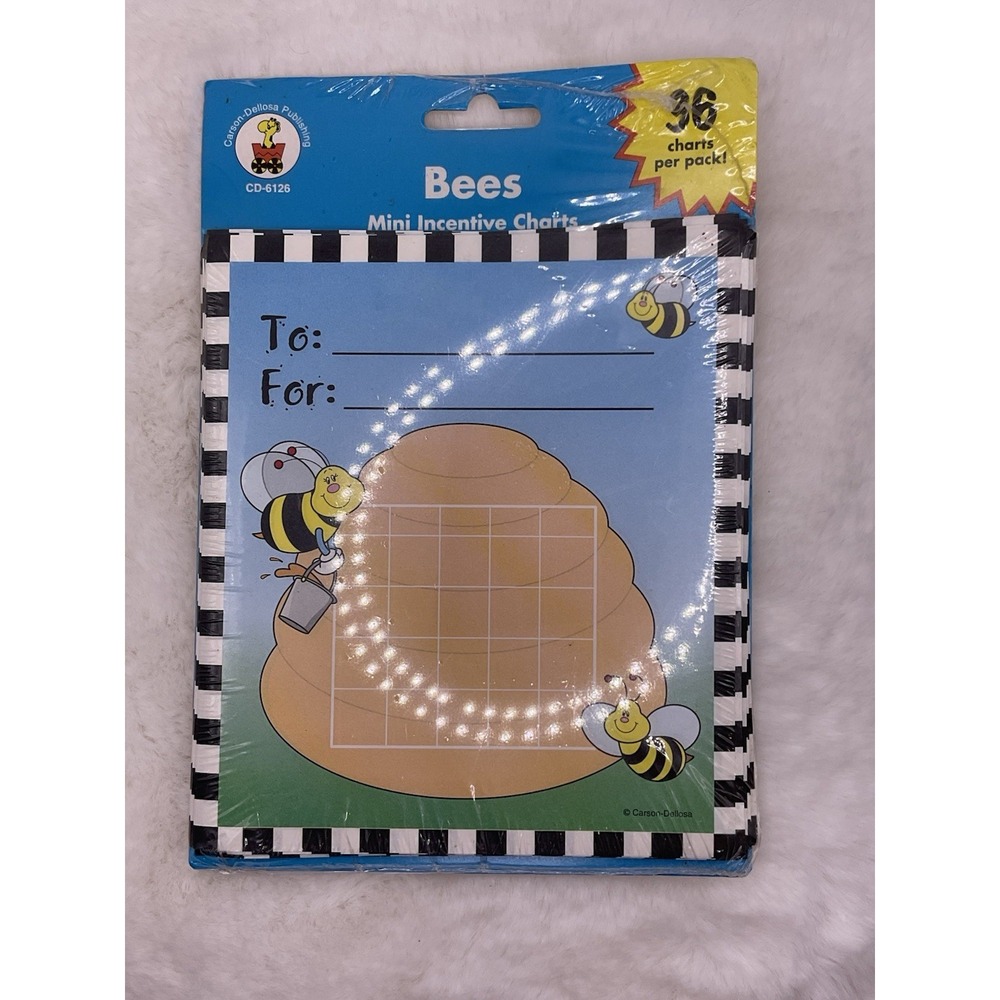 Carson Dellosa Bees Incentive Charts 36 Pack